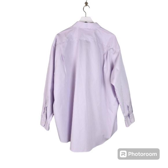 Nordstrom Men's Striped button down collar Dress Shirt, - Picture 2 of 8